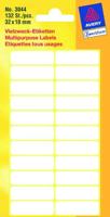 Etiket avery 3044 32x10mm wit 132st | 10 stuks - thumbnail