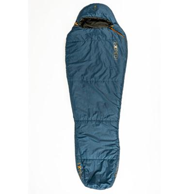 Exped Deepsleep 0°C - LW - Left - Ocean blauw / Moraine bruin