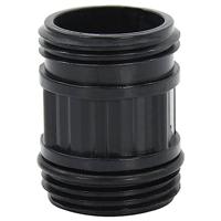 VidaXL Zuigslang met pvc koppelingen 1,1&apos;&apos; 4 m pvc zwart - thumbnail