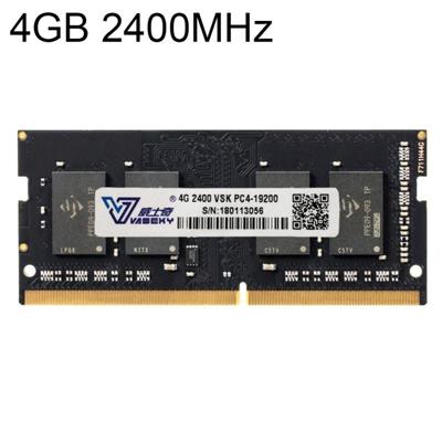 Vaseky 4 GB 2400 MHz PC4-19200 DDR4 PC RAM-geheugenmodule voor Laptop