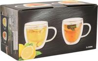 Bar Essentials Dubbelwandig set van 2 met handvat 200 ml - thumbnail