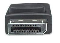 Techly 307582 Displayport Adapter Dp M naar VGA F, Zwart - thumbnail