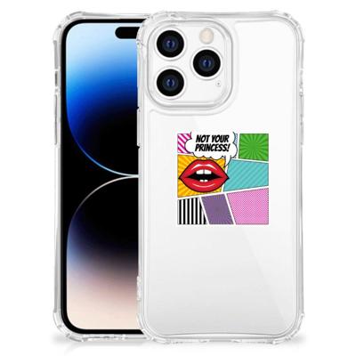 Apple iPhone 14 Pro Max Anti Shock Bumper Case Popart Princess Apple iPhone 14 Pro Max Anti Shock Bumper Case Popart Princess