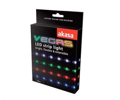 Akasa Vegas lichtstrip 600mm rood