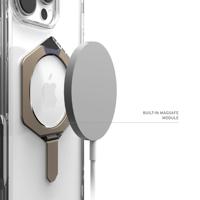 Urban Armor Gear Plyo XTE Backcover Apple iPhone 16 Pro Max Transparant, Titaan Inductieve lading, MagSafe compatible, Met standfunctie, Stootbestendig - thumbnail