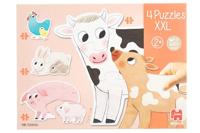 Goula vormpuzzel Dieren XXL junior karton 14-delig - thumbnail