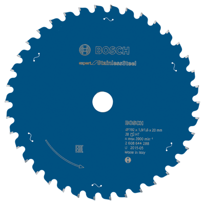 Bosch Accessories Expert for Stainless Steel 2608644288 Cirkelzaagblad 192 x 20 x 1.6 mm Aantal tanden: 38 1 stuk(s) Bosch Accessories Expert for Stainless Steel 2608644288 Cirkelzaagblad 192 x 20 x 1.6 mm Aantal tanden: 38 1 stuk(s)