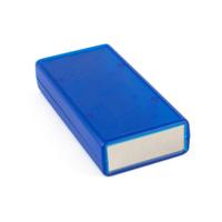 Hammond Electronics 1593XALTBU Handbehuizing 140 x 66 x 28 ABS kunststof, Aluminium Blauw (transparant) 1 stuk(s) - thumbnail
