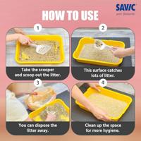 SAVIC Micro kattenbakschep - 22,5x11,5x4,5 cm - thumbnail