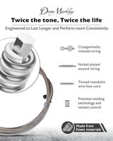 Dean Markley 2558 Blue Steel Light Top Heavy Bottom 10-52 snarenset voor elektrische gitaar - thumbnail