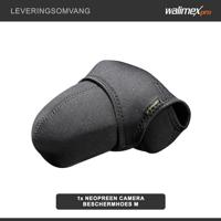Walimex Pro Neopreen camera-beschermhoes (geschikt voor DSLR-camera) zwart/grijs, M - thumbnail
