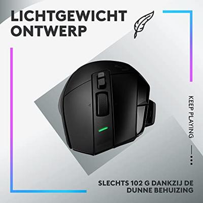 Gamingmuis - Draadloos - Logitech G - G502 X Lightspeed - Zwart - thumbnail