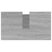 Badkamerkast 58x33x60 cm bewerkt hout grijs sonoma eikenkleurig - thumbnail