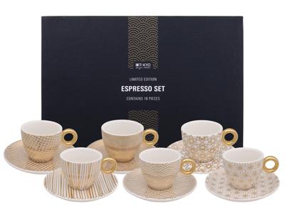 Espresso Set Gouden Nippon Tokyo Design Studio - 18 Delen