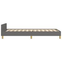 Bedframe zonder matras 100x200 cm stof donkergrijs - thumbnail