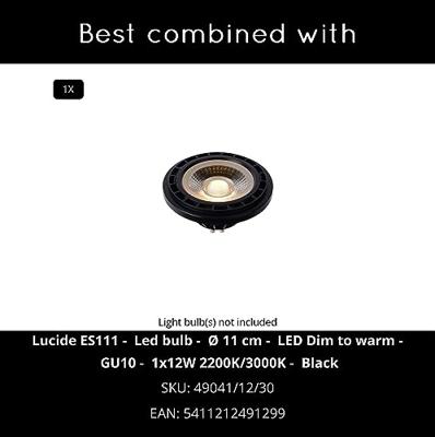 Lucide SENSAS - Bureaulamp - Ø 18 cm - 1xGU10 (ES111) - Beige
