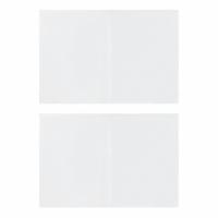 Tentwanden 2 st met ritssluiting PE wit - thumbnail