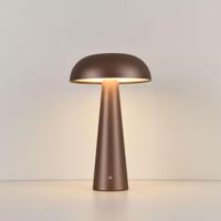 LED Tafellamp Oryllo maronne - 2,5W - Koffie - Mushroomlamp - Paddenstoel - IP20 voor binnen - Met geïntegreerde dimmer - Oplaadbaar - thumbnail