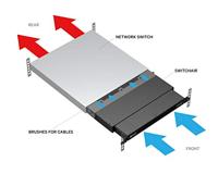 Vertiv Geist SwitchAir PASSIVE REAR IN-FRONT EXH 1U, SA1-01002S - thumbnail