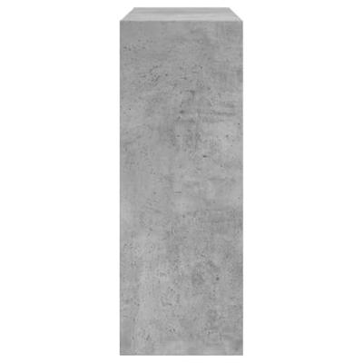 Schoenenkast 60x21x57 cm bewerkt hout betongrijs Schoenenkast 60x21x57 cm bewerkt hout betongrijs