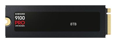 Samsung MZ-VAP8T0CW 9100 PRO SSD, 8 TB, M.2 NVME, PCIe Gen 5, 14800 MB/s, Heatsink - thumbnail