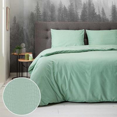 Fresh & Co Embossed Snake Dekbedovertrek Kleur: Mint, 200 x 220 cm Dekbedovertrek Fresh & Co Embossed Snake Dekbedovertrek Kleur: Mint, 200 x 220 cm Dekbedovertrek