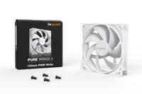 BeQuiet PURE WINGS 3 White 120mm PWM PC-ventilator Wit (b x h x d) 120 x 25 x 120 mm - thumbnail