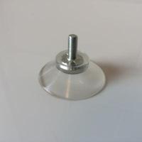 Zuignap 30mm met draad M4 x 10mm lengte - 2 stuks - thumbnail