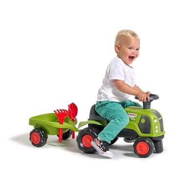 Falk Baby Claas looptractor met aanhanger