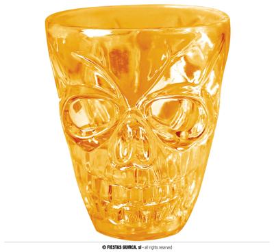 4 Shotglas glaasjes Skull Halloween