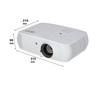 Acer P1502 DLP-projector (Full HD 1920 x 1080, 3400 ANSI lumen, 16000:1, 3D) - thumbnail