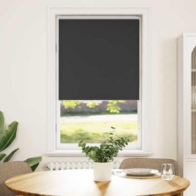 VidaXL Rolgordijn verduisterend 80x130cm stofbreedte 75,7 cm polyester VidaXL Rolgordijn verduisterend 80x130cm stofbreedte 75,7 cm polyester