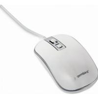 4-knops optische muis, USB, wit/zilver - thumbnail