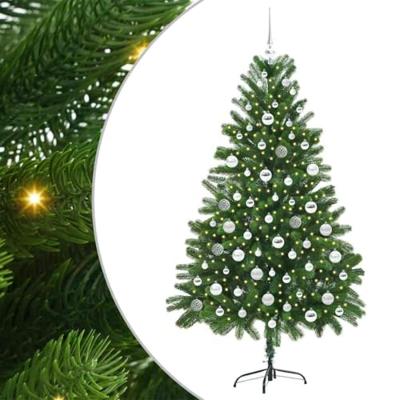 VidaXL Kerstboom met 300 led met standaard groen 180 cm pe VidaXL Kerstboom met 300 led met standaard groen 180 cm pe