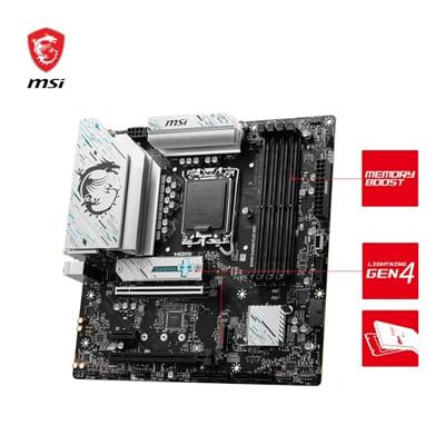 Moederbord - MSI - B760M GAMING PLUS WIFI Intel B760 LGA 1700 micro ATX - thumbnail