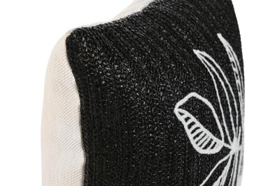 Kussen Home ESPRIT Wit Zwart 42 x 15 x 42 cm Kussen Home ESPRIT Wit Zwart 42 x 15 x 42 cm