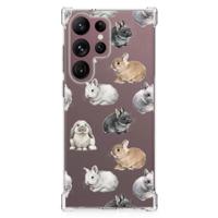 Case Anti-shock voor Samsung Galaxy S23 Ultra Konijntjes - thumbnail