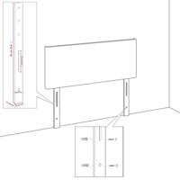 Boxspring met matras fluweel donkergrijs 90x200 cm - thumbnail