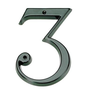 KS Verlichting HuisnummerAddress 3 zwart - 5853