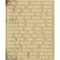 Creativ Company Stickers, vel 10x11,5 cm, goud, 4 stuk/ 1 doos - thumbnail