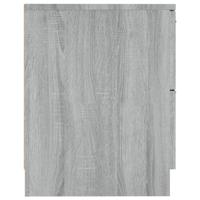 Nachtkastjes 2 st bewerkt hout grijs sonoma eikenkleurig - thumbnail