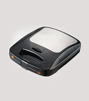 Ravanson OP-7050 wafelijzer 4 wafel(s) Zwart, Zilver 1200 W - thumbnail