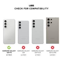 Urban Armor Gear Plyo Pro Backcover Samsung Galaxy S24 FE Transparant, Wit Inductieve lading, MagSafe compatible, Stootbestendig - thumbnail