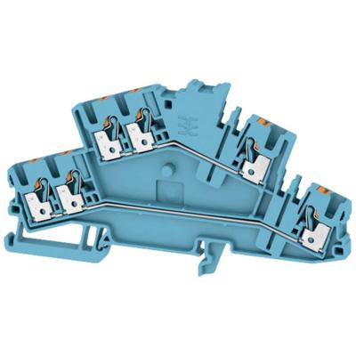 Weidmüller 2531510000 Doorgangsserieklem 5.10 mm Push-In-klem Blauw 50 stuk(s)