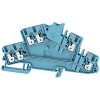 Weidmüller 2531510000 Doorgangsserieklem 5.10 mm Push-In-klem Blauw 50 stuk(s) - thumbnail