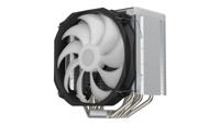 SilentiumPC Fortis 5 ARGB Processor Luchtkoeler 14 cm Zwart, Grijs, Staal - thumbnail