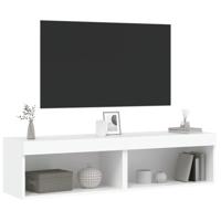 Tv-meubels met LED-verlichting 2 st 60x30x30 cm wit - thumbnail