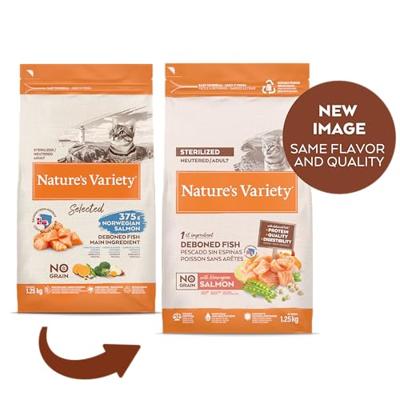 NATURES VARIETY SELECTED STERILIZED NORWEGIAN SALMON - thumbnail