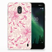 Nokia 2 | TPU Case | Pink Flowers - thumbnail