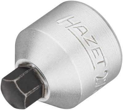 HAZET Remzadel dopsleutelbit 2784-1 · 3/8 inch (10 mm) vierkant hol · Binnen-zeskant-profiel · SW 7 mm